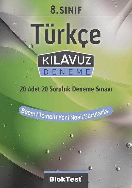 8.Sınıf Türkçe Kılavuz Deneme | Bloktest Yayınları (İnce Kapak) - Resim 1