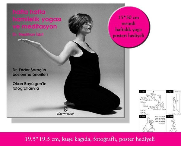 Hafta Hafta Hamilelik Yogası ve Meditasyon - Neslihan İskit kitap kapağı
