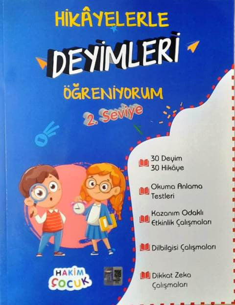 Hikayelerler Deyimleri Öğreniyorum 2. Seviye kitap kapağı