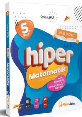 5. Sınıf Hiper Matematik Konu Anlatımlı - Etkinlikli Soru Bankası - Serkan Akça kitap kapağı