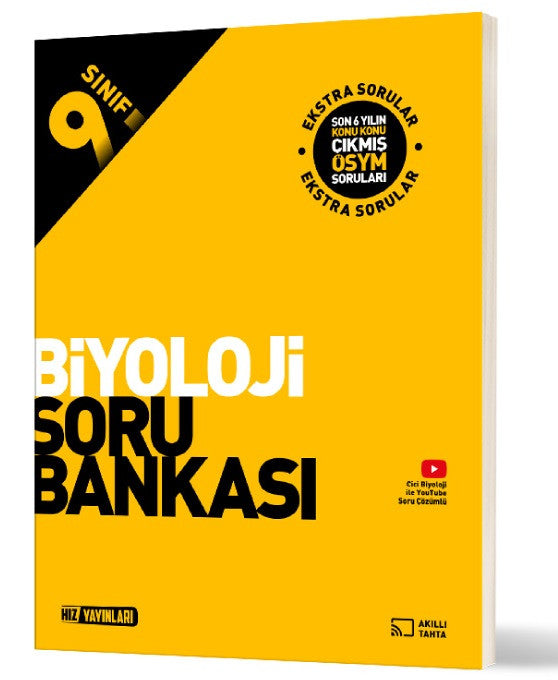 Hız 2026 9. Sınıf Biyoloji Soru Bankası Güncel Müfredat kitap kapağı