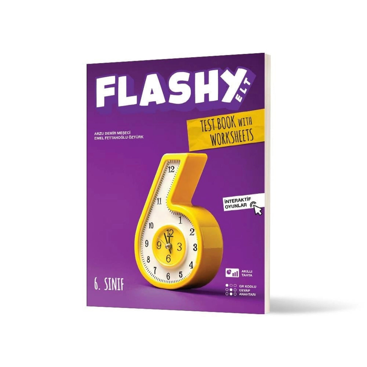 Hız Yayınları Flashy 6.sınıf Test Book Wıth Worksheets kitap kapağı
