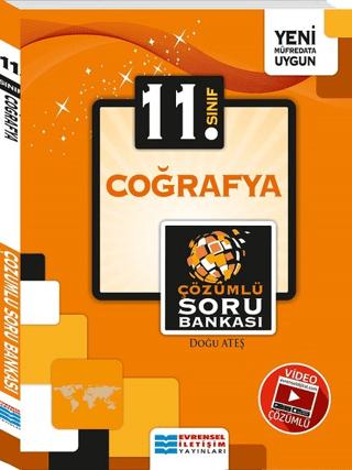 11. Sınıf Coğrafya Çözümlü Soru Bankası | Evrensel İletişim Yayınları (Ciltsiz) - Resim 1