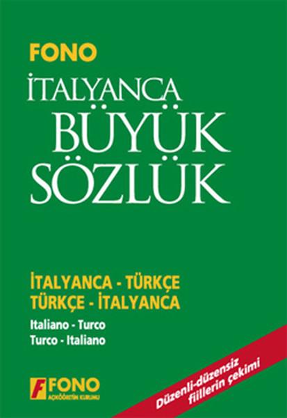 İtalyanca/Türkçe - Türkçe/İtalyanca Büyük Sözlük | Fono Yayınları (Ciltli) - Resim 1