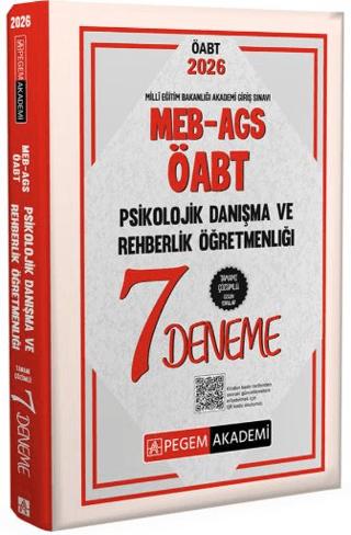 2026 MEB AGS ÖABT Psikolojik Danışma Ve Rehberlik Öğretmenliği Tamamı Çözümlü 7 Deneme