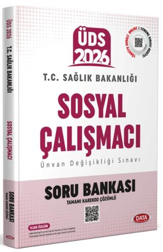 Sağlık Bakanlığı ÜDS Sosyal Çalışmacı Soru Bankası (Tamamı Karekod Çözümlü) | Data Yayınları (Ciltsiz) - Resim 1