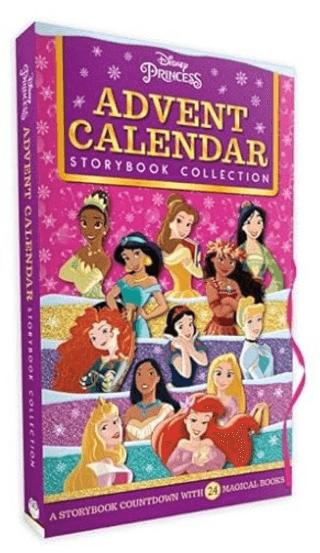 Disney Princess: Advent Calendar Storybook Collection | Autumn Publishing (Ciltsiz) - Resim 1