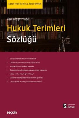 Hukuk Terimleri Sözlüğü - Yener Ünver kitap kapağı