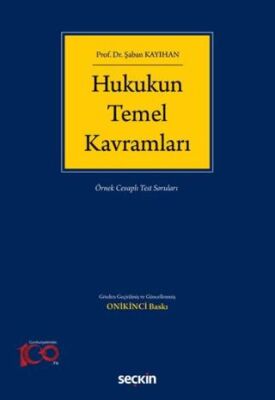 Hukukun Temel Kavramları - Şaban Kayıhan kitap kapağı