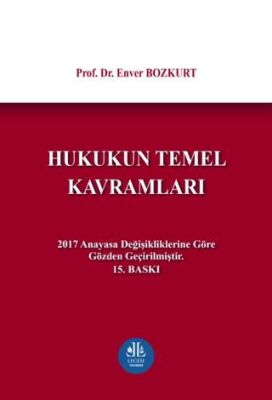 Hukukun Temel Kavramları - Enver Bozkurt kitap kapağı