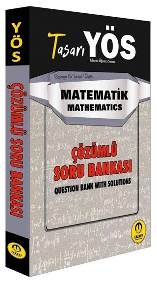 YÖS Matematik Çözümlü Soru Bankası | Tasarı Eğitim Yayınları (Ciltsiz) - Resim 1