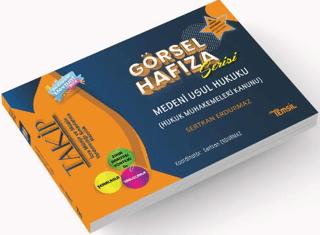 Takip Görsel Hafıza Serisi Medeni Usul Hukuku | Temsil Kitap (Ciltsiz) - Resim 1