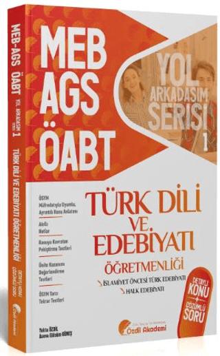 ÖABT MEB-AGS Türk Dili ve Edebiyatı 1. Kitap Halk Edebiyatı Konu Anlatımlı Soru Bankası