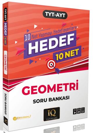 TYT - AYT Geometri Hedef 10 Soru Bankası | IQ Yayınları (Ciltsiz) - Resim 1