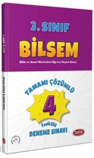 3. Sınıf Bilsem Tamamı Çözümlü 4 fasikül Deneme Sınavı | Data Yayınları (Ciltsiz) - Resim 1