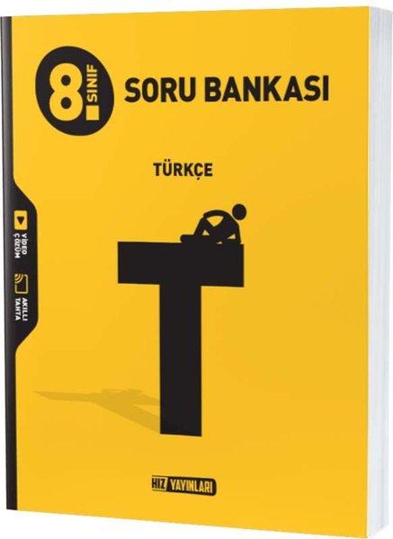 8.Sınıf Türkçe Soru Bankası | Hız Yayınları (İnce Kapak) - Resim 1