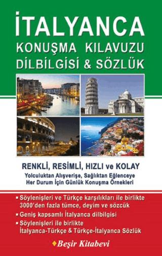 İtalyanca Konuşma Kılavuzu Dilbilgisi Sözlük | Beşir Kitabevi (Ciltsiz) - Resim 1