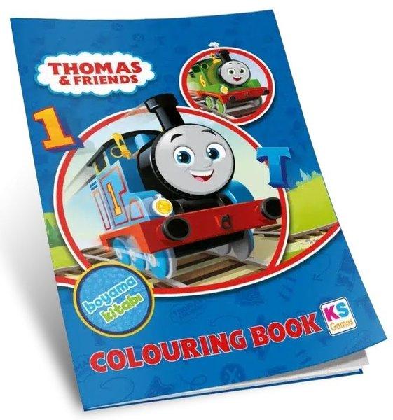 Thomas & Friends Boyama Kitabı | Ks Games (İnce Kapak) - Resim 1