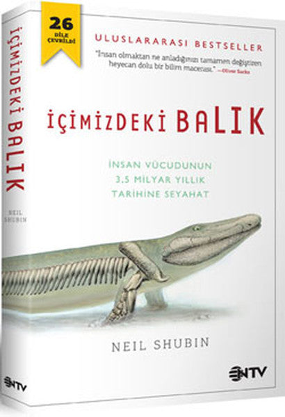 NTV İçimizdeki Balık - Neil Shubin kitap kapağı