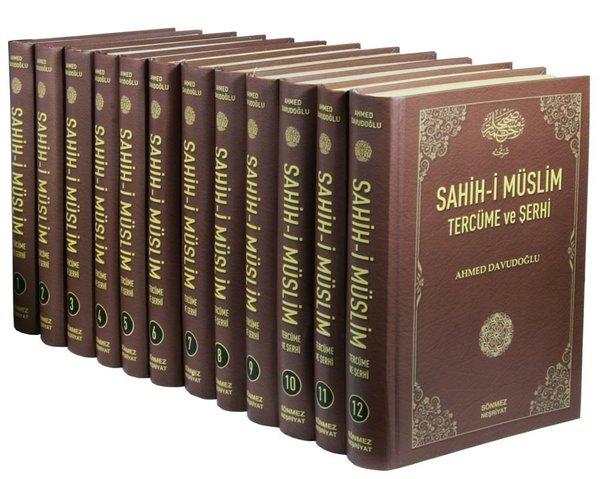 Sahih-i Müslim Tercüme ve Şerhi-12 Kitap Takım | Sönmez Neşriyat (Ciltli) - Resim 1