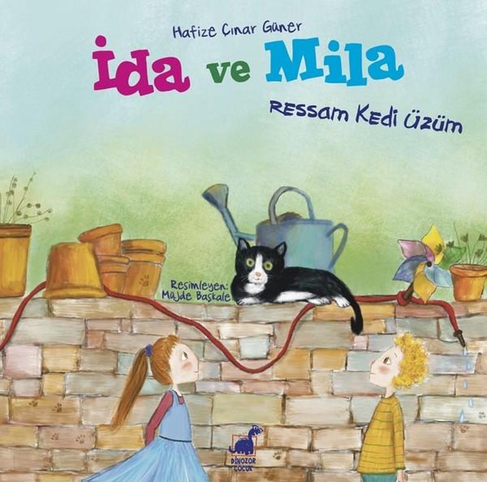 İda ve Mila-Ressam Kedi Üzüm | Dinozor Çocuk