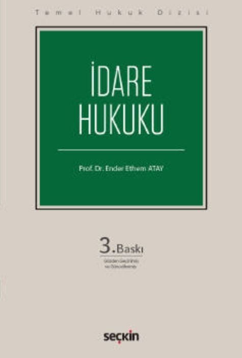 İdare Hukuku (THD) - Ender Ethem Atay kitap kapağı
