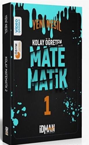 İdman Kolay Öğreten Matematik 1 İdman Yayınları - Kolektif kitap kapağı