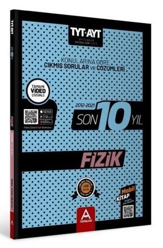 2022 TYT AYT Fizik Son 10 Yıl Konularına Göre Çıkmış Sorular ve Çözümleri | A Yayınları (Ciltsiz) - Resim 1
