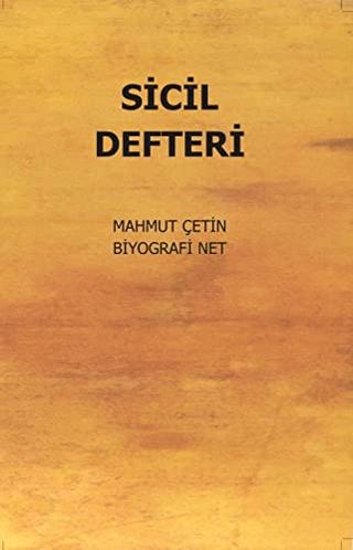 Sicil Defteri | Biyografi Net İletişim ve Yayın (Ciltsiz) - Resim 1