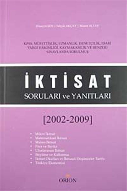 İktisat Soruları ve Yanıtları 2002-2009 - Hüseyin Şen kitap kapağı