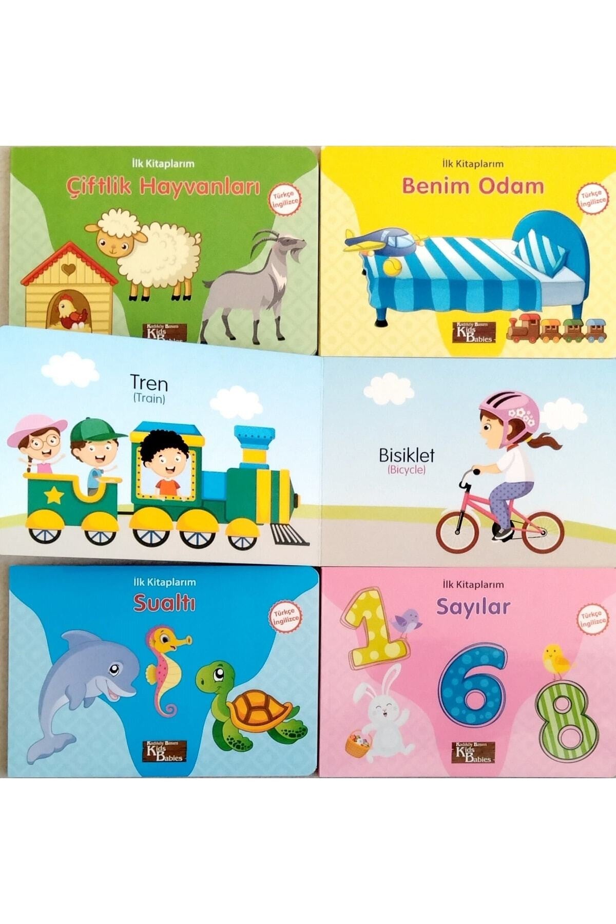 Ilk Kitaplarım Bebeğimin Ilk Kitapları Türkçe Ingilizce Set 6 Kitap kitap kapağı