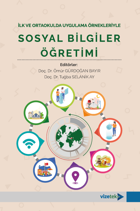 İlk ve Ortaokulda Uygulama Örnekleriyle Sosyal Bilgiler Öğretimi kitap kapağı