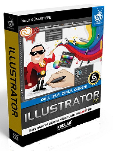 Illustrator Cs6 - Yavuz Gümüştepe kitap kapağı