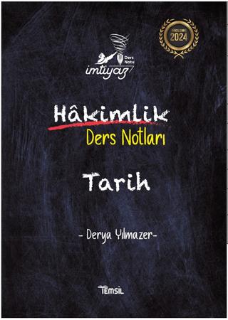 Hakimlik Ders Notları Tarih | Temsil Kitap (Ciltsiz) - Resim 1