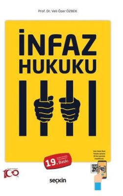 İnfaz Hukuku - Veli Özer Özbek kitap kapağı