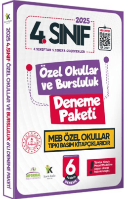 İnformal Yayınları 2025 4.Sınıf Özel Okullar ve Bursluluk Hazırlık MEB Tıpkı Basım Deneme 6lı Fasikül Seti - Kolektif kitap kapağı