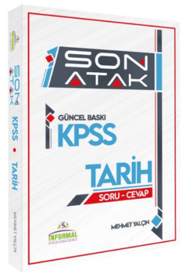 2025 İnformal Yayınları KPSS TARİH Son Atak SORU-CEVAP Pratik Bilgi CEP BOY Kitabı - Mehmet Yalçın kitap kapağı