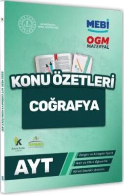 2025 YKS - AYT MEBİ - OGM Coğrafya Pratik Konu Özet Kitabı - Kolektif kitap kapağı