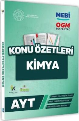 2025 YKS - AYT MEBİ - OGM Kimya Pratik Konu Özet Kitabı - Kolektif kitap kapağı