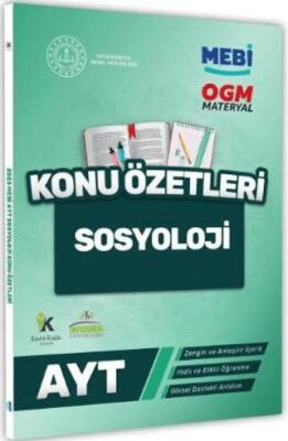 2025 YKS - AYT MEBİ - OGM Sosyoloji Pratik Konu Özet Kitabı - Kolektif kitap kapağı