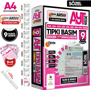 AYT Sözel Tıpkı Basım 9`lu Paket - Kolektif kitap kapağı