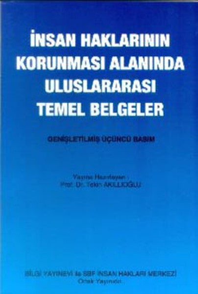 Insan Haklarının Korunması - Tekin Akıllıoğlu kitap kapağı