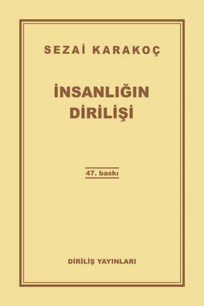 İnsanlığın Dirilişi - Sezai Karakoç kitap kapağı