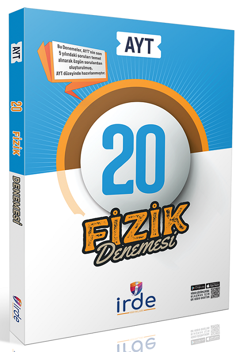 İrde YKS AYT Fizik 20 Deneme Çözümlü İrde Yayınları kitap kapağı