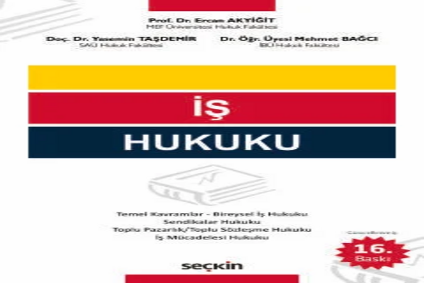 İş Hukuku Prof. Dr. Ercan Akyiğit kitap kapağı