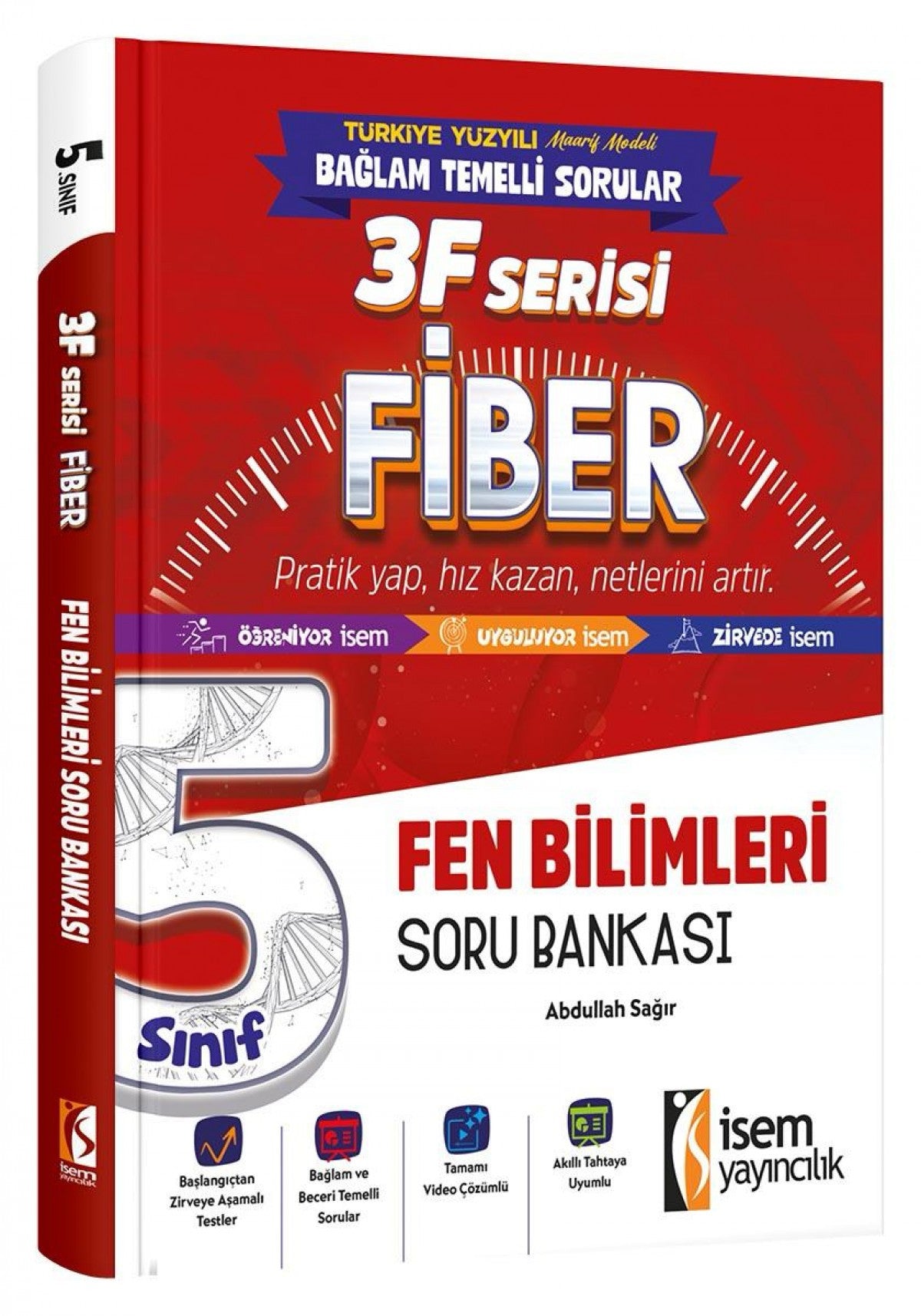 İsem 5. Sınıf Fiber Fen Bilimleri Soru Bankası İsem Yayıncılık kitap kapağı