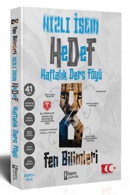 2024 Hızlı İsem Hedef 8. Sınıf Fen Bilimleri Haftalık Ders Föyü - Burcu Kılıç kitap kapağı
