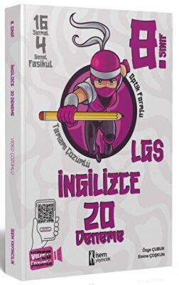 8. Sınıf İngilizce 20 Deneme - Emine Coşkun kitap kapağı