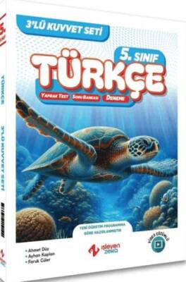 5. Sınıf Türkçe 3 lü Kuvvet Serisi Seti - Ahmet Düz kitap kapağı