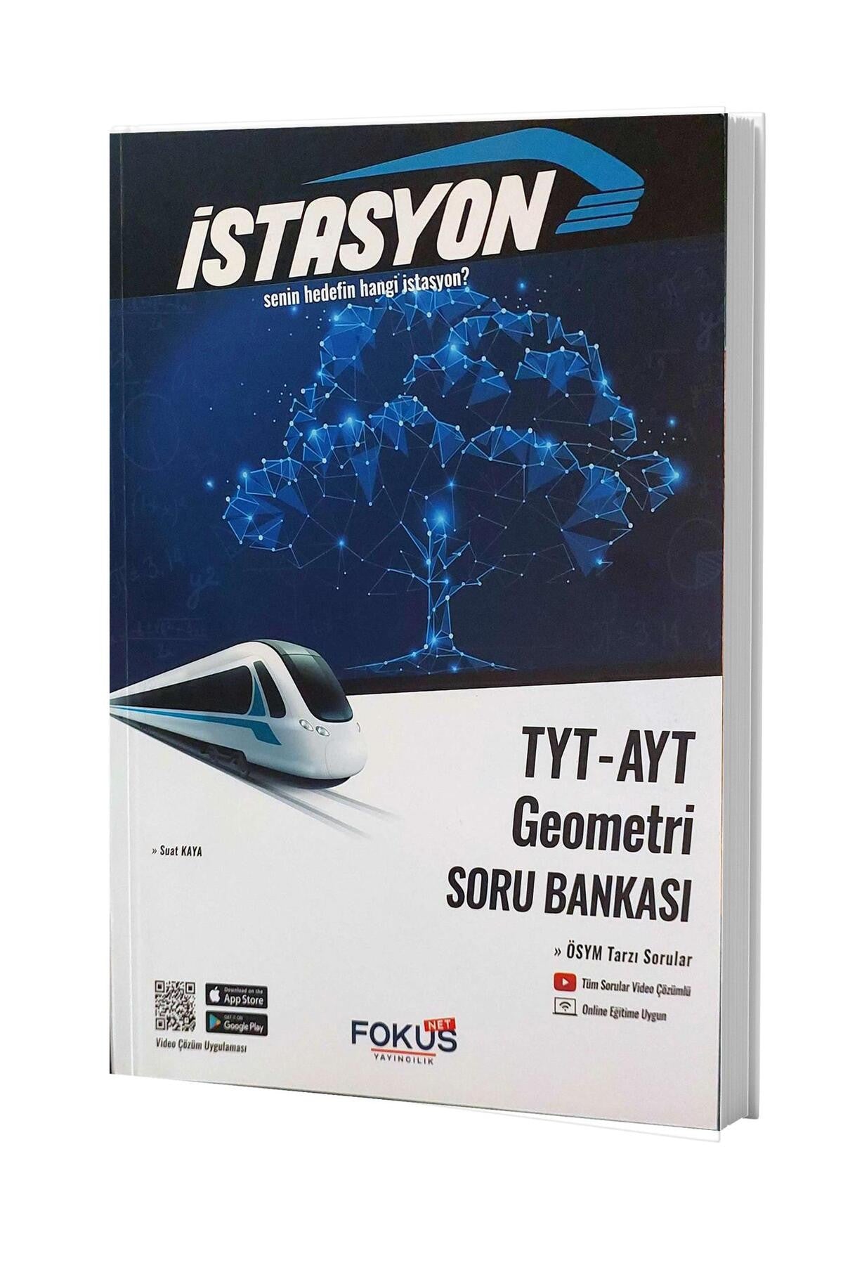 İstasyon Tyt - Ayt Geometri Soru Bankası -288 Sayfa - Yks Sınava Hazırlık - Suat Kaya kitap kapağı